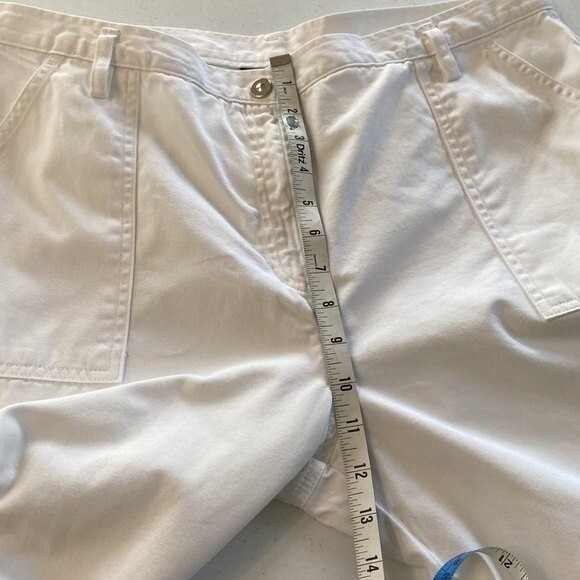 Style & Co Straighten Leg Cargo Cropped Pants Jeans High Rise Utility Cotton - Picture 9 of 12